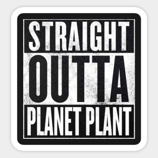 Dragon Ball Z - Straight Outta Planet Plant Sticker